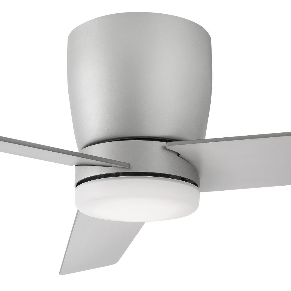 Plafonnier LED Ari Hinkley Lighting 910852FBN-LDA Ventilateur  en nickel brossé