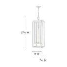 Hinkley Lighting 1006TW Republic Hanging Lantern in Textured White