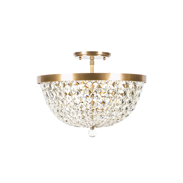 Boule de cristal semi-Plafonnier