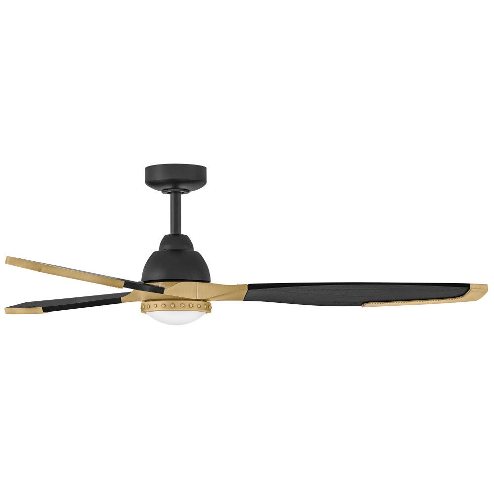Éclairage intelligent Hinkley Lighting 906760FMB-LDD Aileron LED Ventilateur  en noir mat