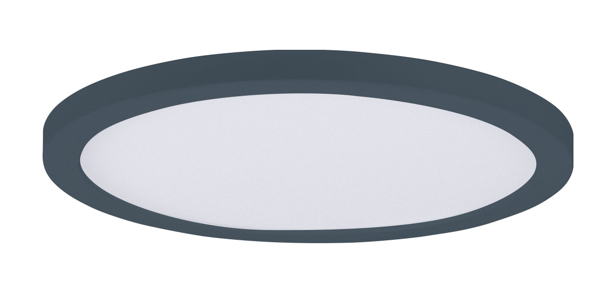 Maxim Lighting 57592WTBK Chip 7" 15W RD LED Flush Mount in Black