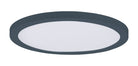 Puce Maxim Lighting 57592WTBK 7" 15W LED rouge Plafonnier en noir