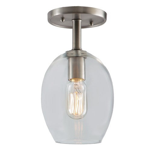 JVI Designs - 1301-17 G3 - One Light Flush Mount - Grand Central - Pewter