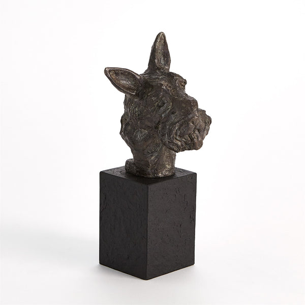 Sculpture de terrier écossais