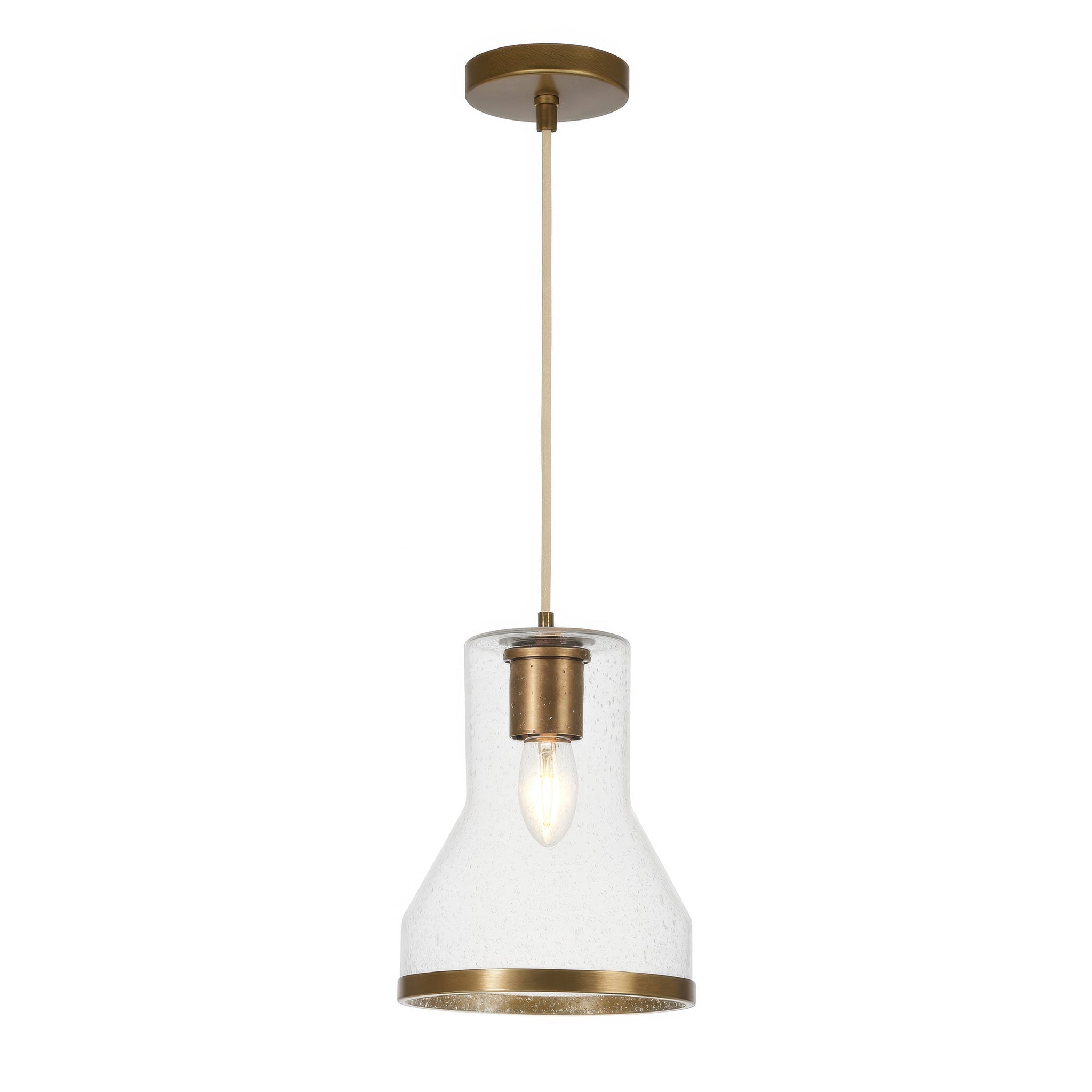 Varaluz - 580M01BLK - Une lumière Suspension - Alicia - Noir mat