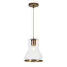 Varaluz - 580M01BLK - One Light Pendant - Alicia - Matte Black