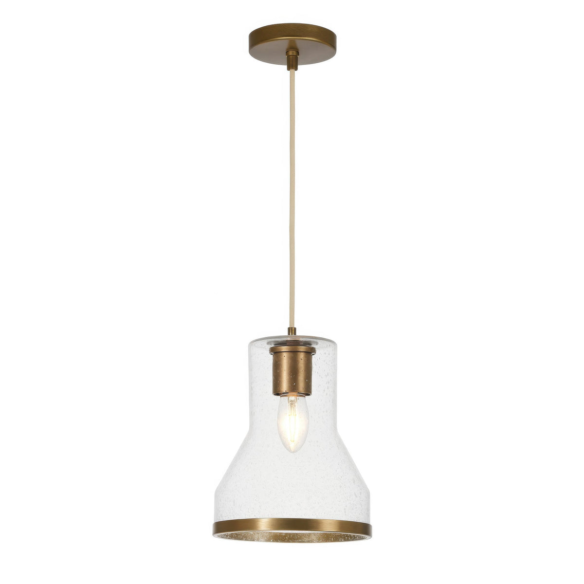 Varaluz - 580M01BLK - Une lumière Suspension - Alicia - Noir mat