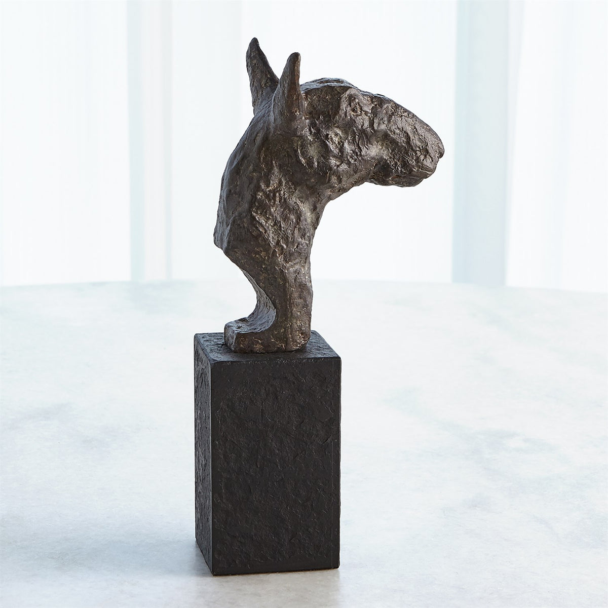 Sculpture de Bull Terrier
