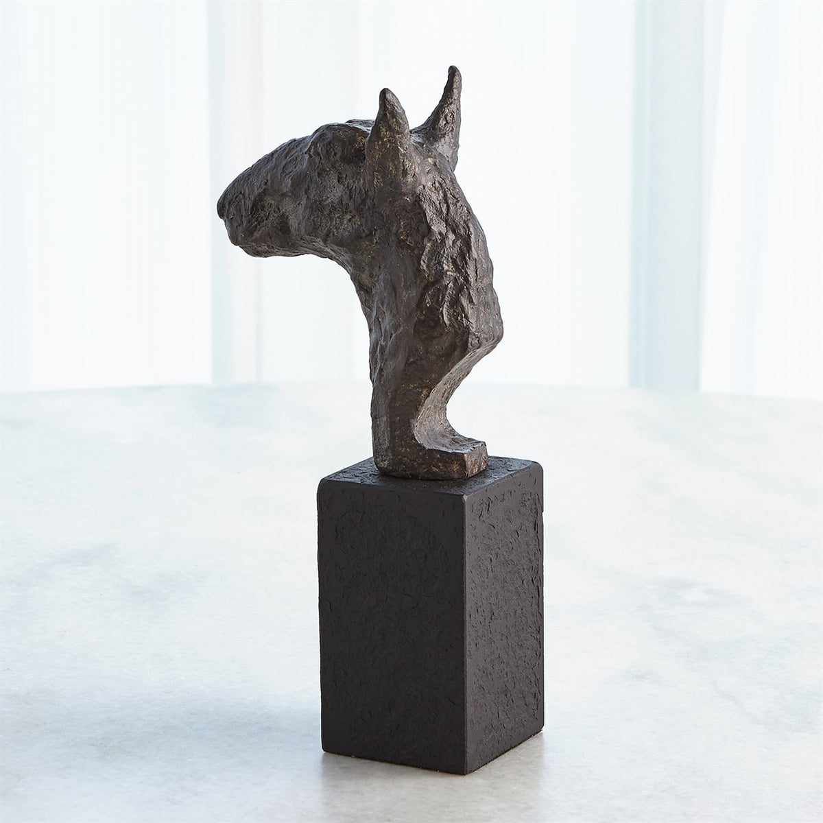 Sculpture de Bull Terrier
