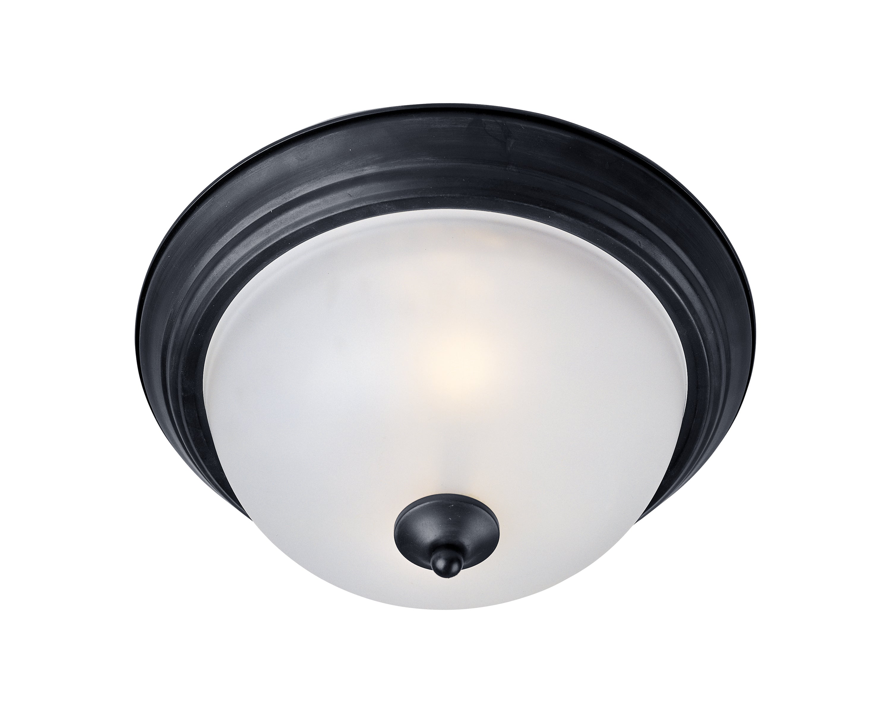 Lampe Maxim Lighting 5840FTBK Essentials One-Light Plafonnier (5840) en noir