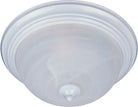 Maxim Lighting 5840MRWT Essentials One-Light Flush Mount (5840) in White