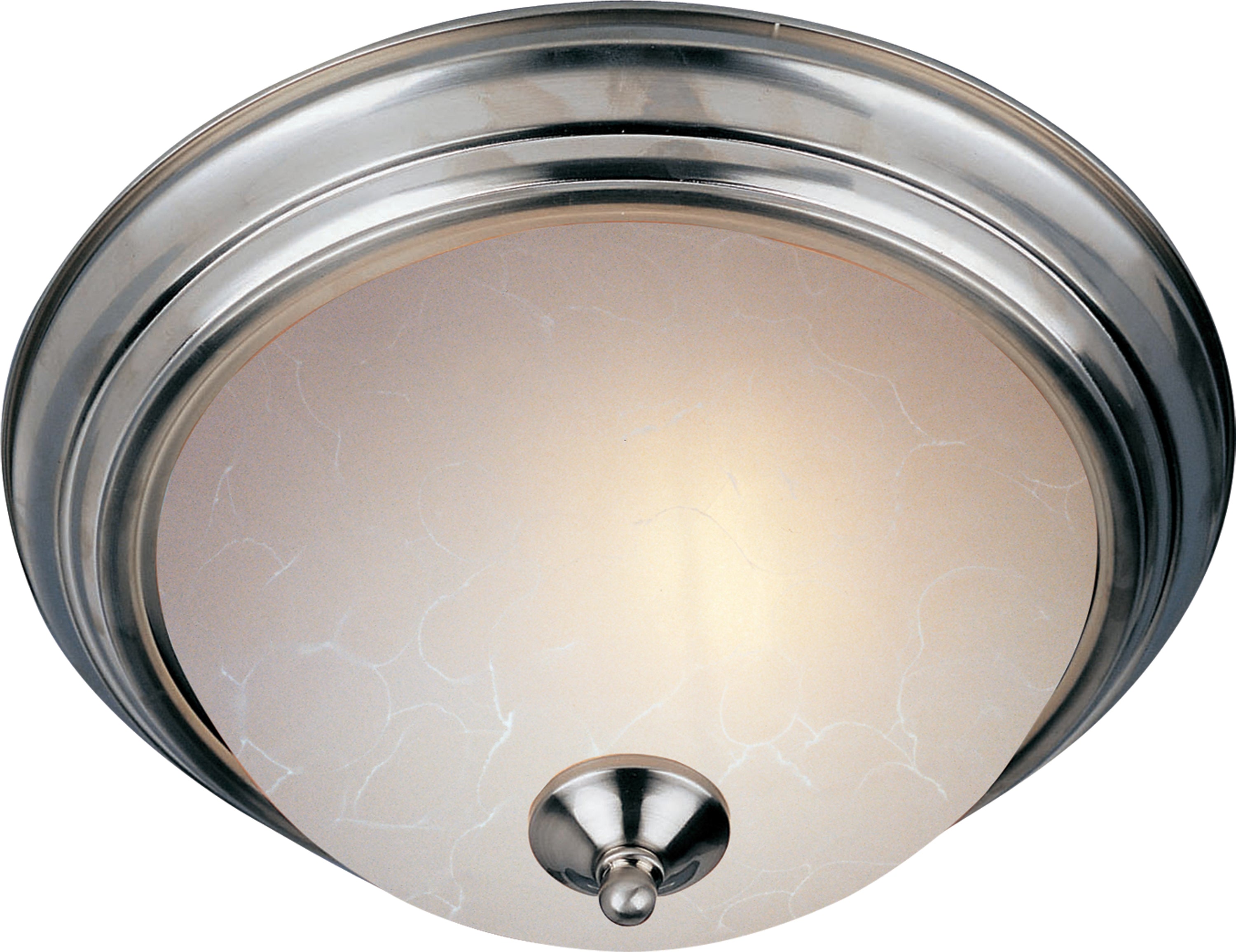 Lampe à trois lumières Maxim Lighting 5842ICSN Essentials Plafonnier (5842) en nickel satiné