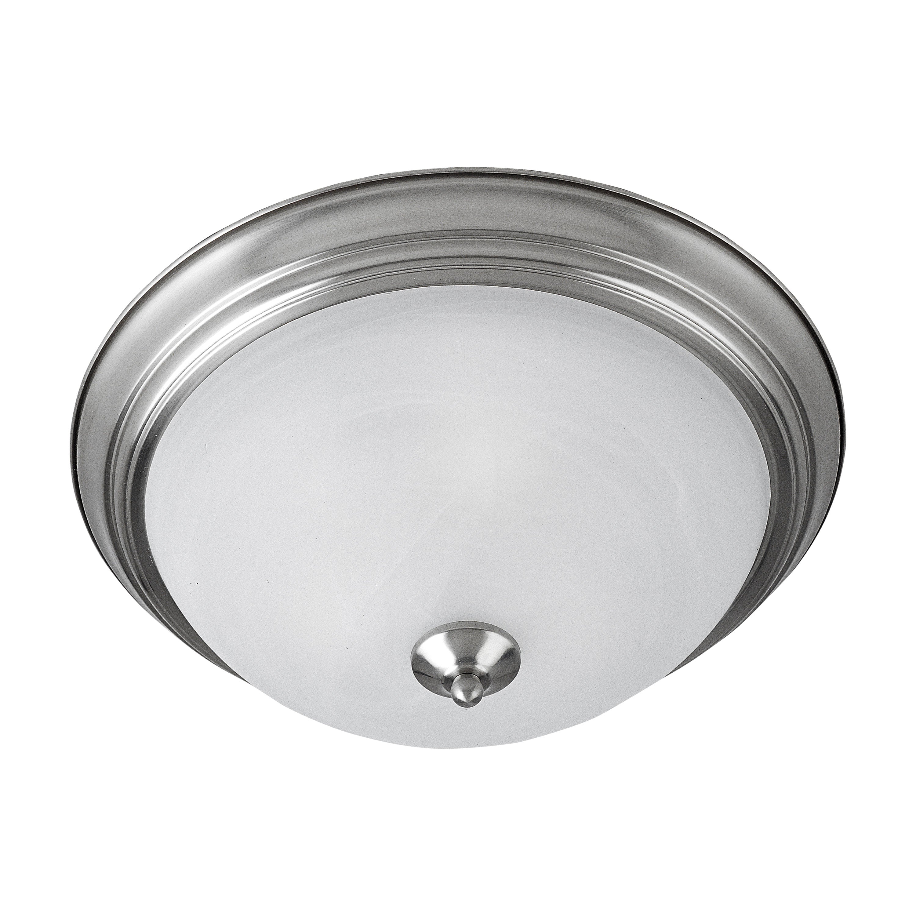 Lampe à trois lumières Maxim Lighting 5842MRSN Essentials Plafonnier (5842) en nickel satiné