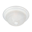 Maxim Lighting 5842MRWT Essentials Three-Light Flush Mount (5842) in White