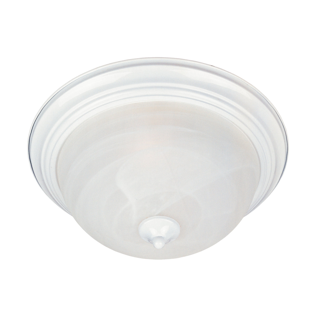 Luminaire à trois lampes Maxim Lighting 5842MRWT Essentials Plafonnier (5842) en blanc