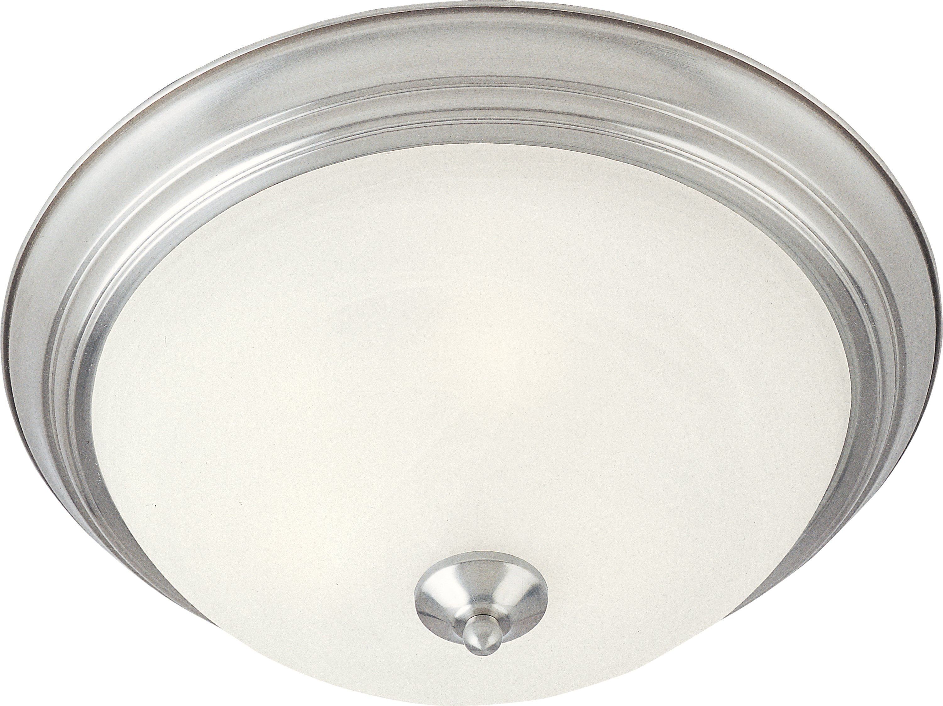 Lampe Maxim Lighting 5849MRSN Essentials à deux lampes Plafonnier (5849) en nickel satiné