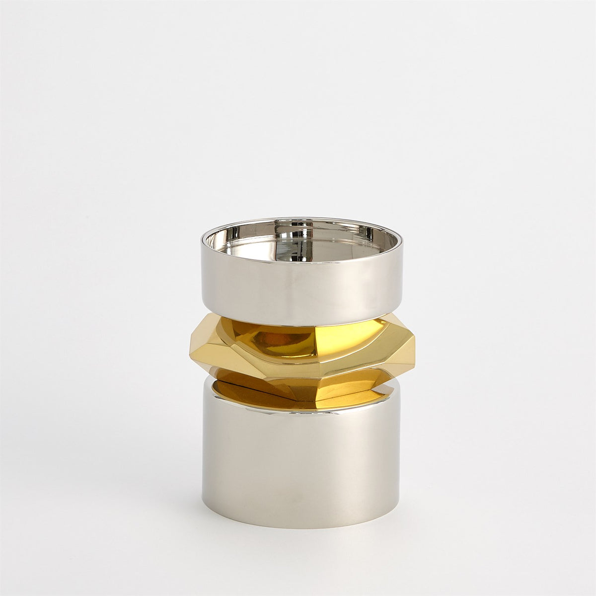 Romano Nickel Candle Holders