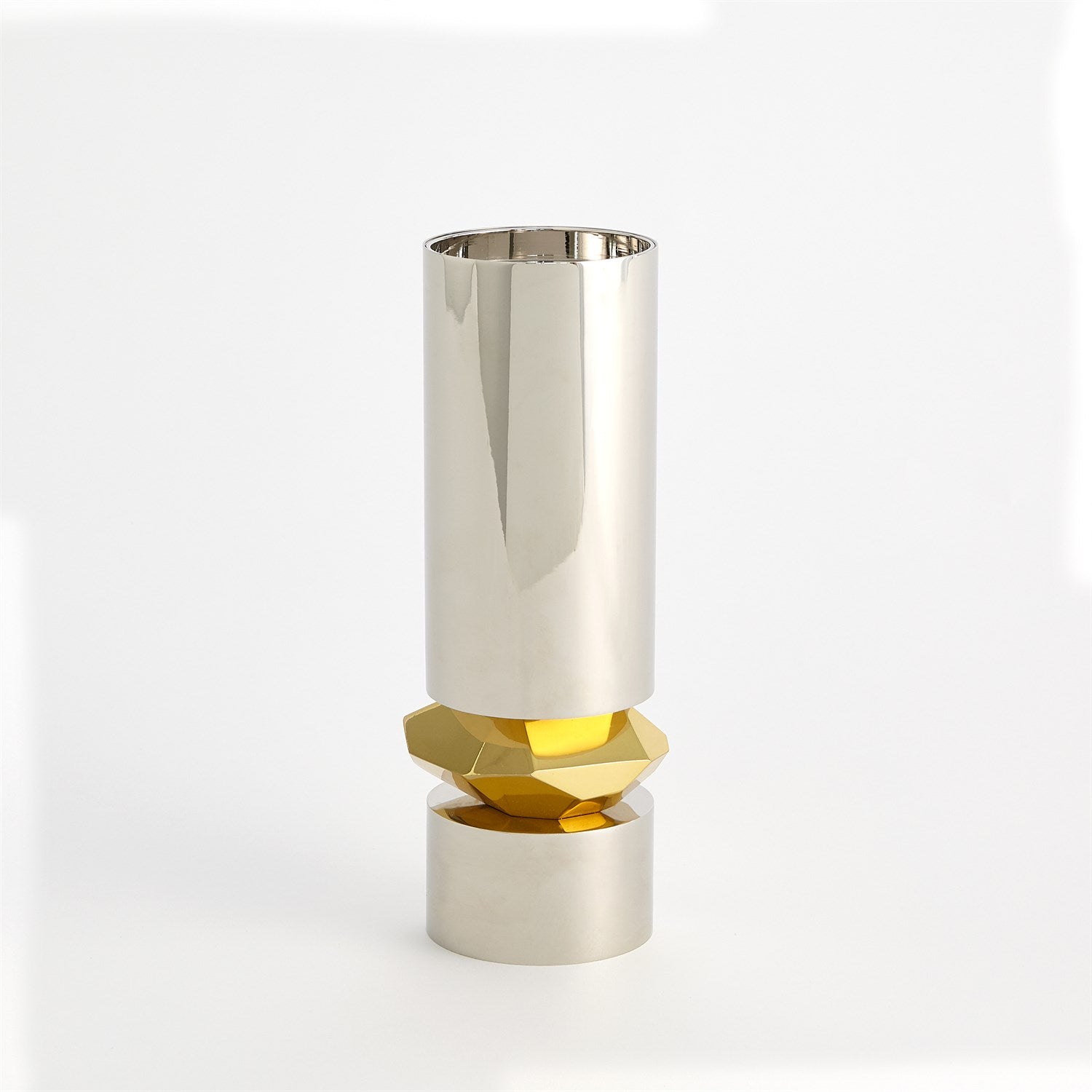 Romano Nickel Candle Holders