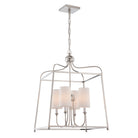 Crystorama - 2244-PN - Quatre lumières Suspendu - Sylvan - Nickel poli
