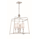 Crystorama - 2244-PN - Quatre lumières Suspendu - Sylvan - Nickel poli