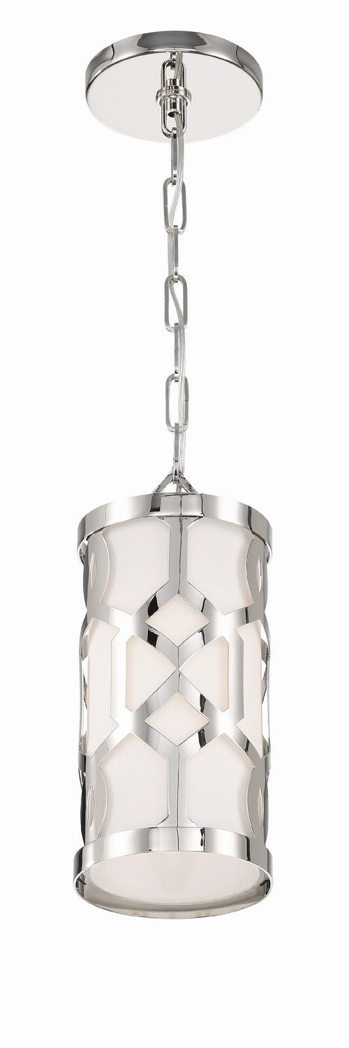 Crystorama - 2260-PN - Une lampe Suspension - Jennings - Nickel poli