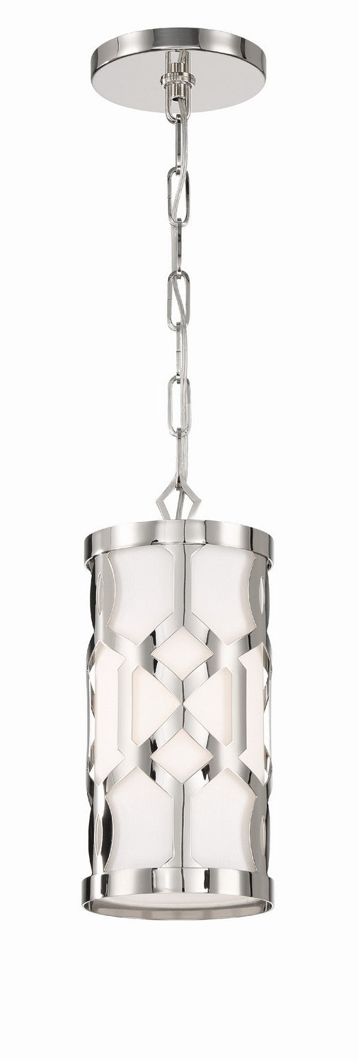 Crystorama - 2260-PN - Une lampe Suspension - Jennings - Nickel poli