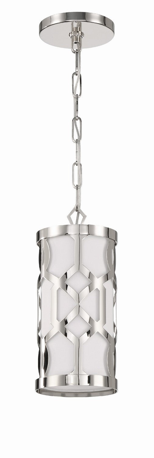 Crystorama - 2260-PN - Une lampe Suspension - Jennings - Nickel poli