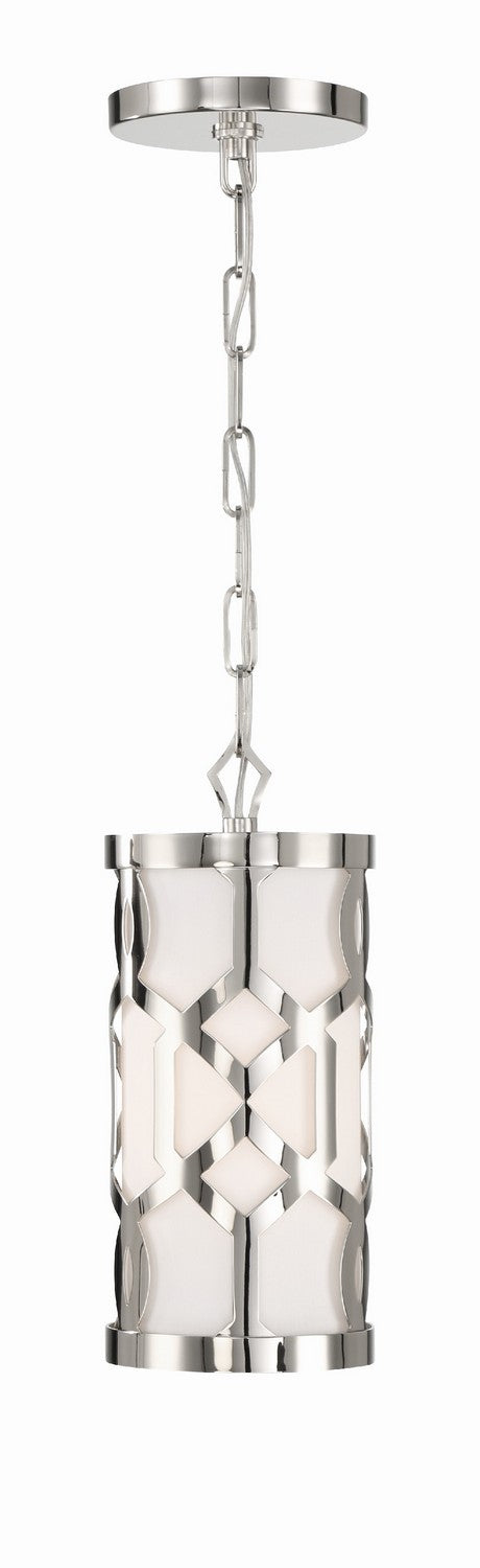 Crystorama - 2260-PN - Une lampe Suspension - Jennings - Nickel poli