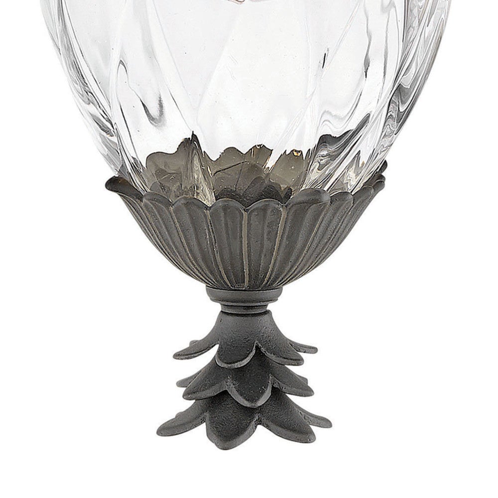 Lanterne murale Hinkley Lighting 2126MB Plantation, coloris Museum Black
