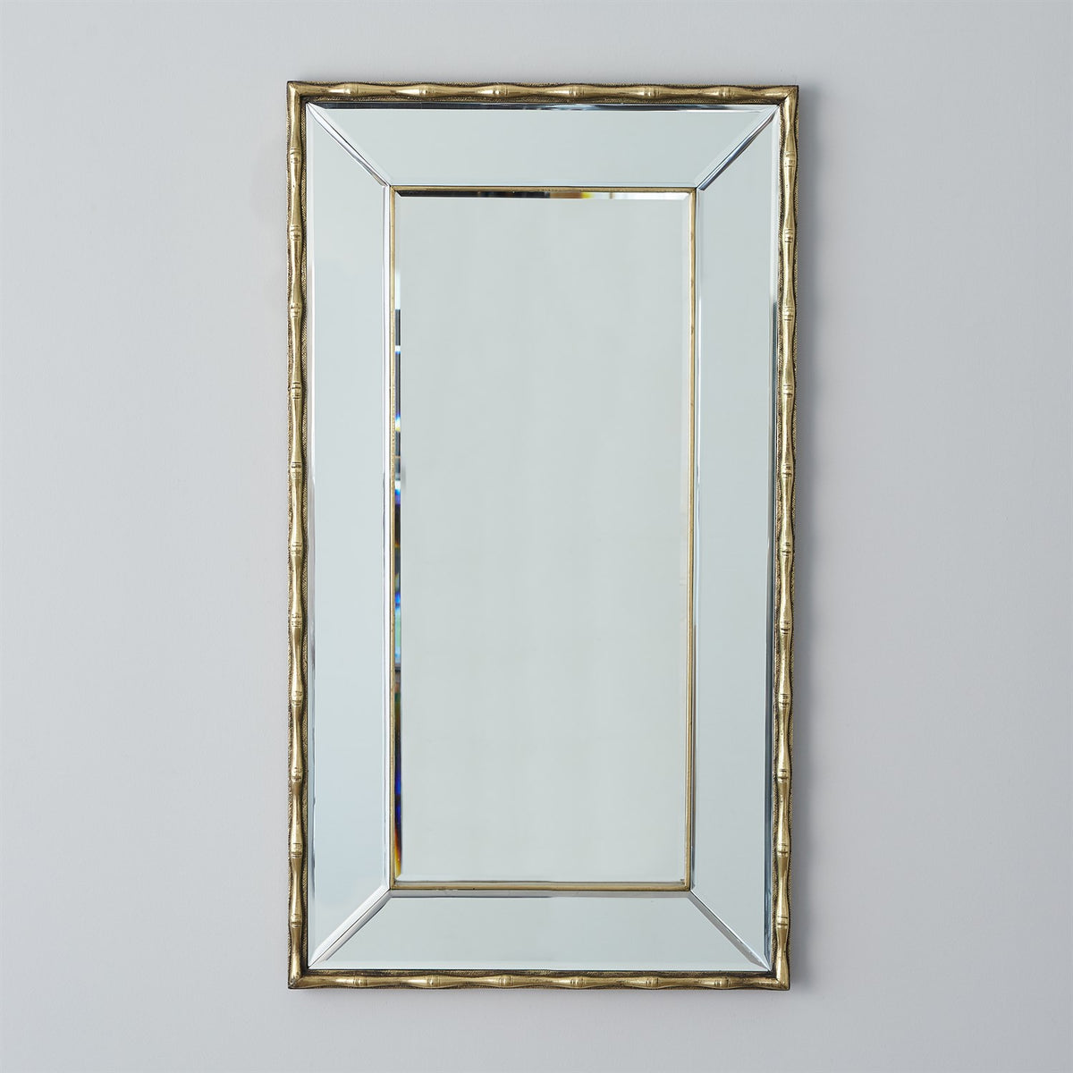 Miroir en bambou
