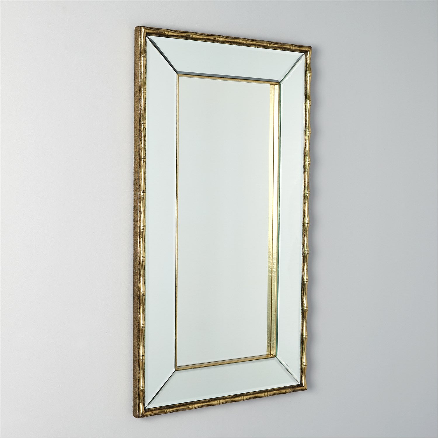 Miroir en bambou