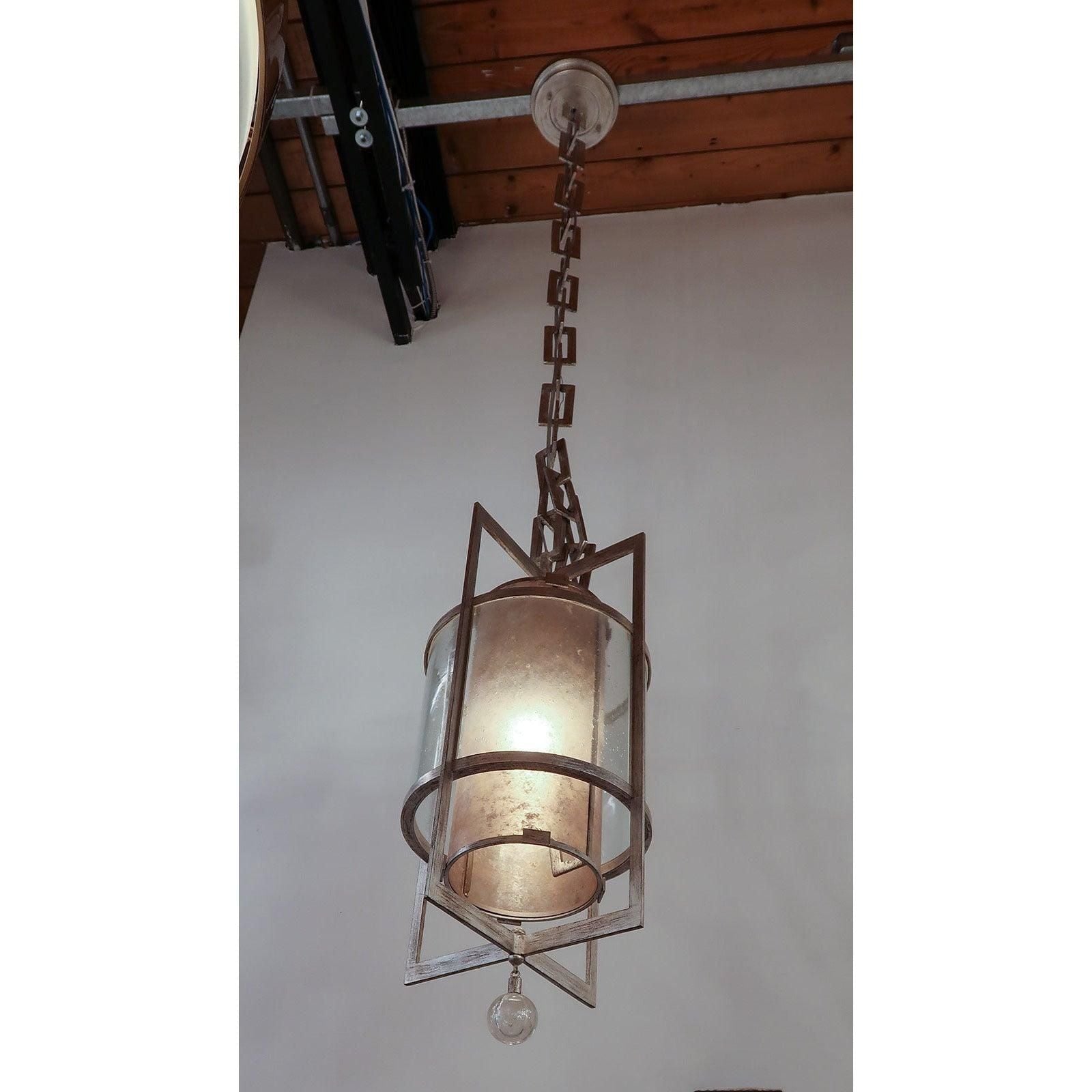 Montreal Lighting & Hardware - Singapore Moderne 13-Inch One Light Lantern by Fine Art Handrcrafted Lighting | OPEN BOX - 590040-2ST-OB | Montreal Lighting & Hardware