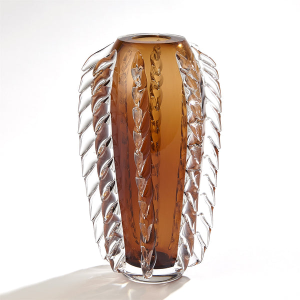 Fringe Vase Tobacco