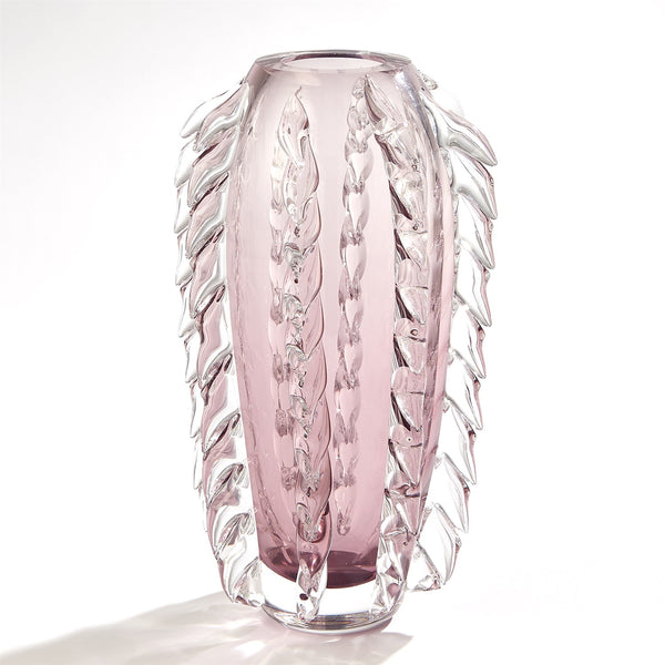 Vase à franges