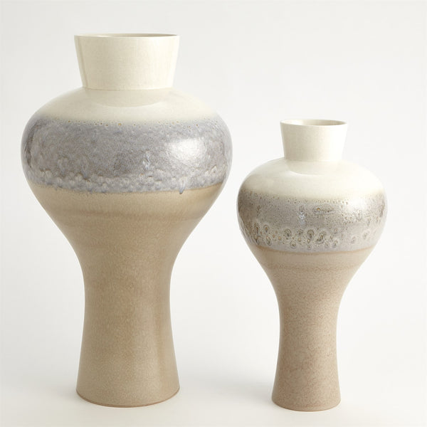 Vase gonflant Cream Rises