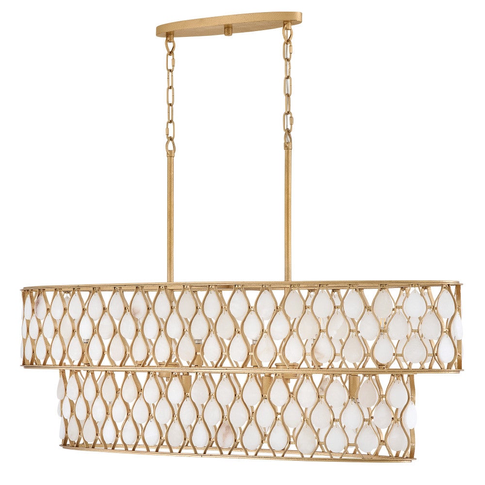 Fredrick Ramond FR41509PI Estie Alabaster Linéaire en Piastra Gold