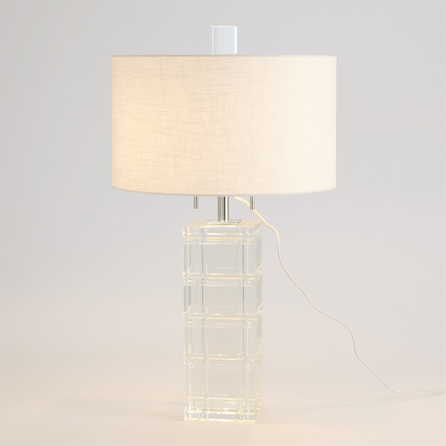 Crystal Plaid Lamp