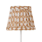 Abat-jour en tissu Zafferano x Fermoie 5PP-067 - Motif osier couleur noisette