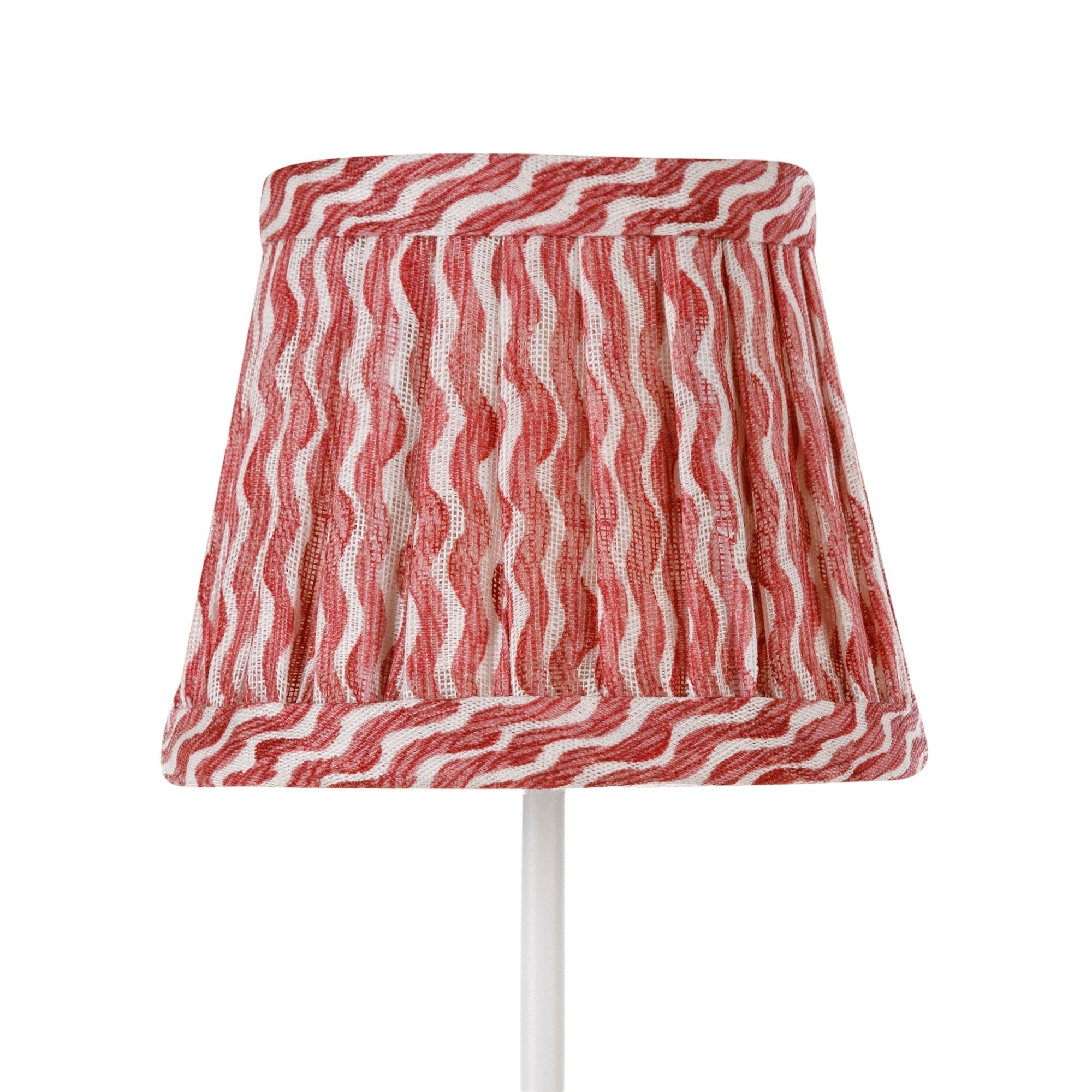 Zafferano America 5PP-078 Zafferano x Fermoie Fabric Lampshades - Popple Pattern in Red Popple