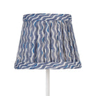 Zafferano America 5PP-082 Zafferano x Fermoie Abat-jour en tissu – Motif popple en bleu popple