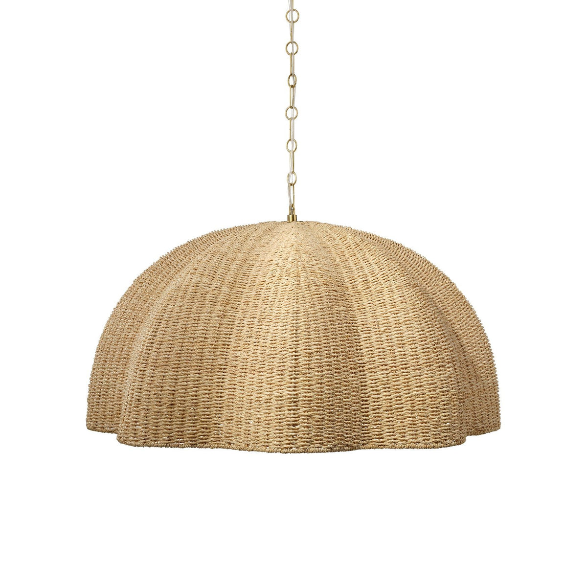 Rosemary Natural Palm Leaf Pendant