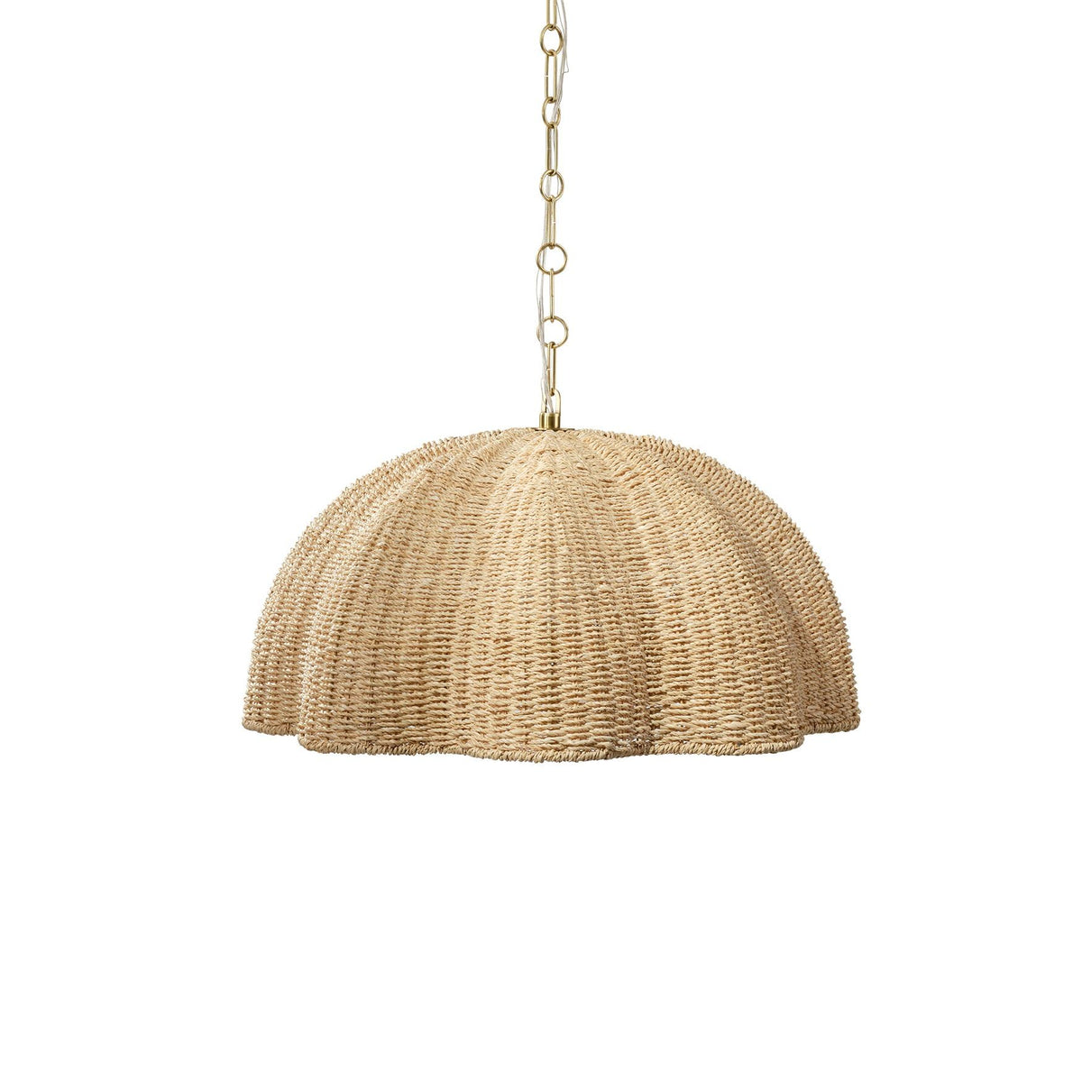 Rosemary Natural Palm Leaf Pendant