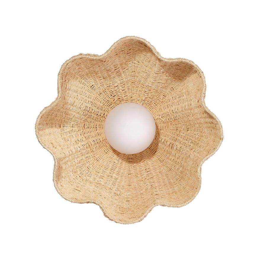 Rosemary Natural Palm Leaf Pendant