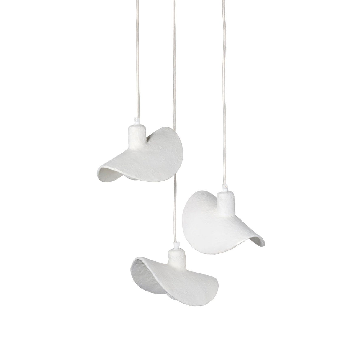 Slope Paper Mache Chandelier