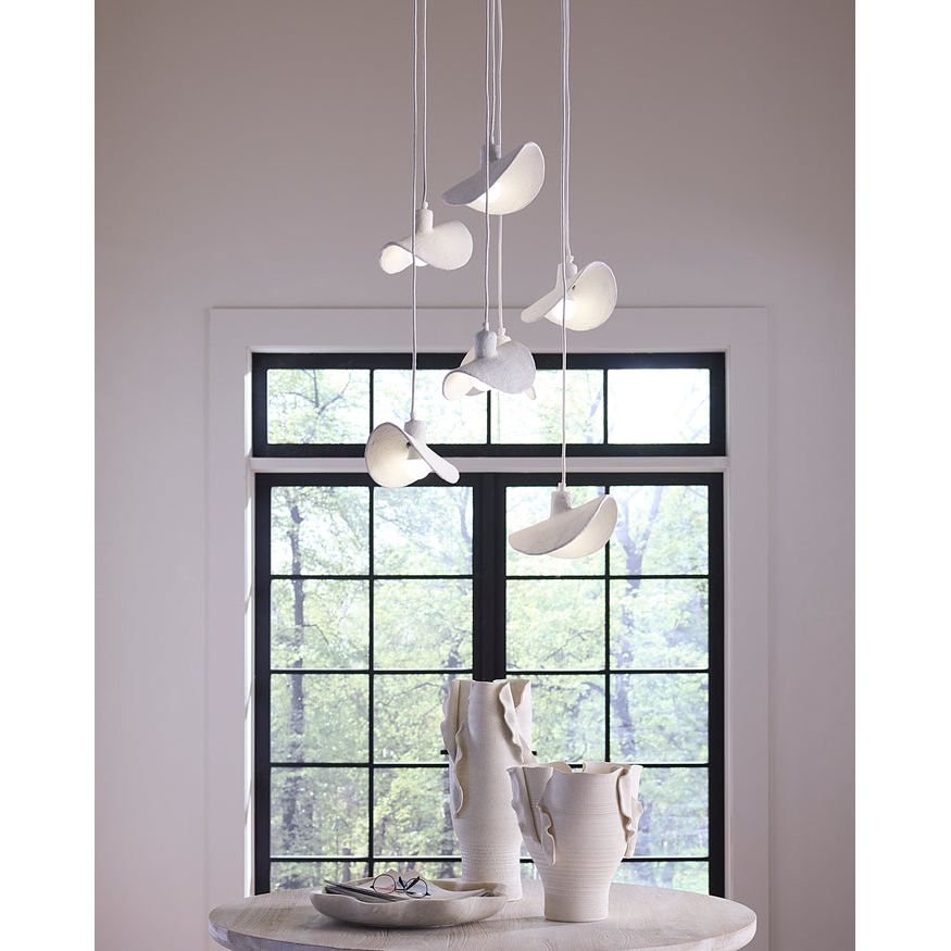 Slope Paper Mache Chandelier
