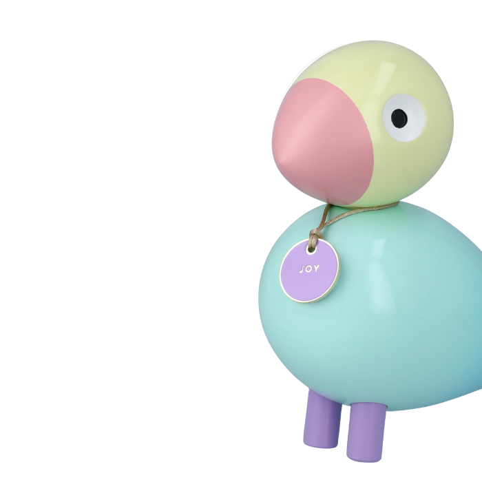 Kay Bojesen 39837 Story Bird Wooden Figurine in Aqua