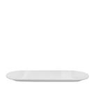 Lyngby Porcelæn 201468 Plat de service ovale Tura en blanc
