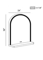 Eurofase 48518-017 Serin LED Mirror in Gold-Black