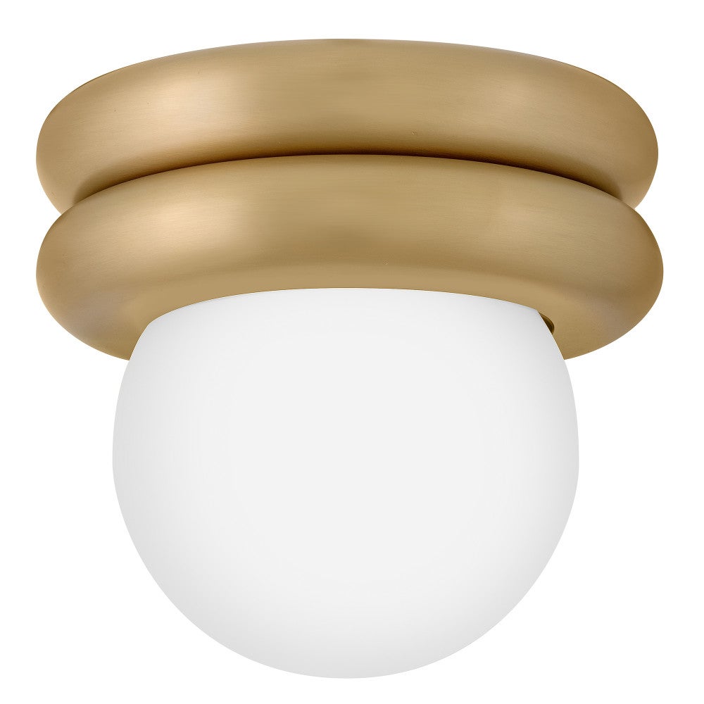 Lark 83291LCB Noa Convertible Flush Mount in Lacquered Brass