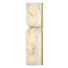 Fredrick Ramond FR41970LCB Alune LED Alabaster Sconce in Lacquered Brass